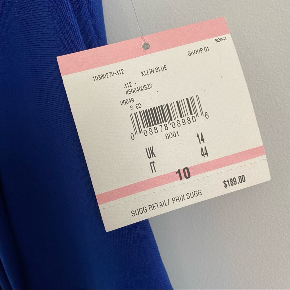 Royal blue draped dress - Picture 13 of 13